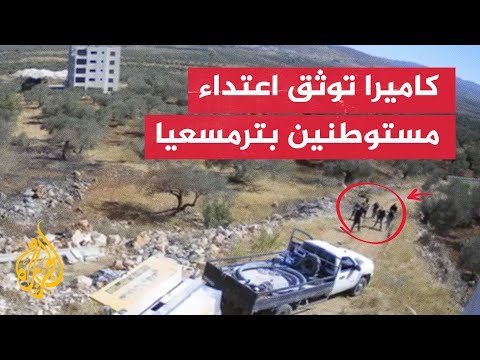 فيديو | كاميرا توثق اعتداء مستوطنين على عامل فلسطيني بترمسعيا