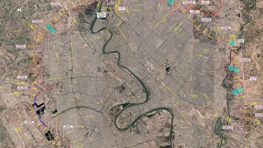 30 شركة تتنافس لإنجاز طريق بغداد الحلقي الرابع.. أول مقطع بطول 94 كم