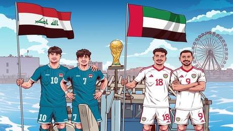 العراق والإمارات في مباراة “الحسم” ضمن ملحق مونديال 2026.. التشكيلة والقنوات الناقلة (فيديو)