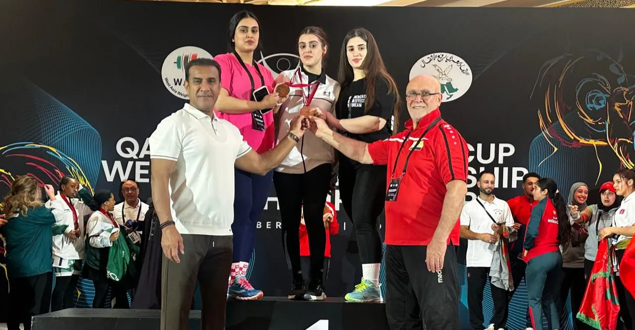 عراقية تحصد برونزيتين في بطولة غرب آسيا لرفع الأثقال